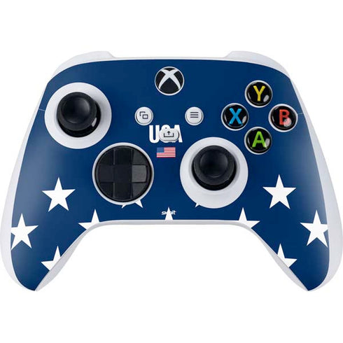 USA Flag Stars Xbox Series S Controller Skin